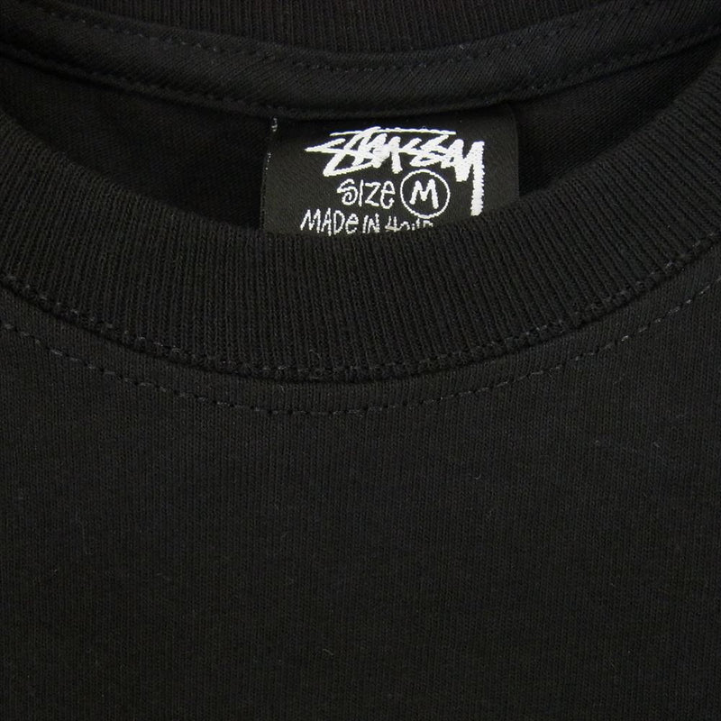 STUSSY ステューシー LOW TIDE TEE フォト グラフィック プリント 半袖Tシャツ ブラック系 M【中古】