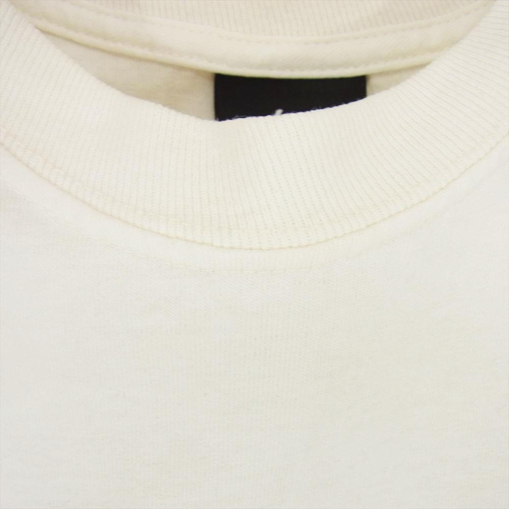 STUSSY ステューシー 24SS BUILT TO LAST TEE PIGMENT DYED 半袖 Tシャツ オフホワイト系 M【中古】