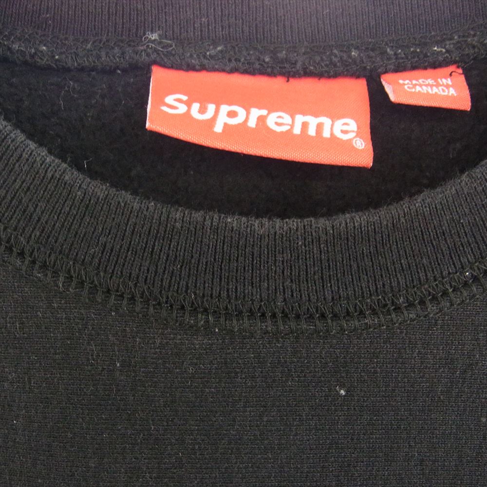 Supreme シュプリーム 18AW Box Logo Crewneck ボックス ロゴ クルーネック スウェット トレーナー ブラック系 M【中古】