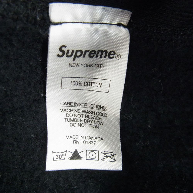 Supreme シュプリーム 18AW Box Logo Crewneck ボックス ロゴ クルーネック スウェット トレーナー ブラック系 M【中古】