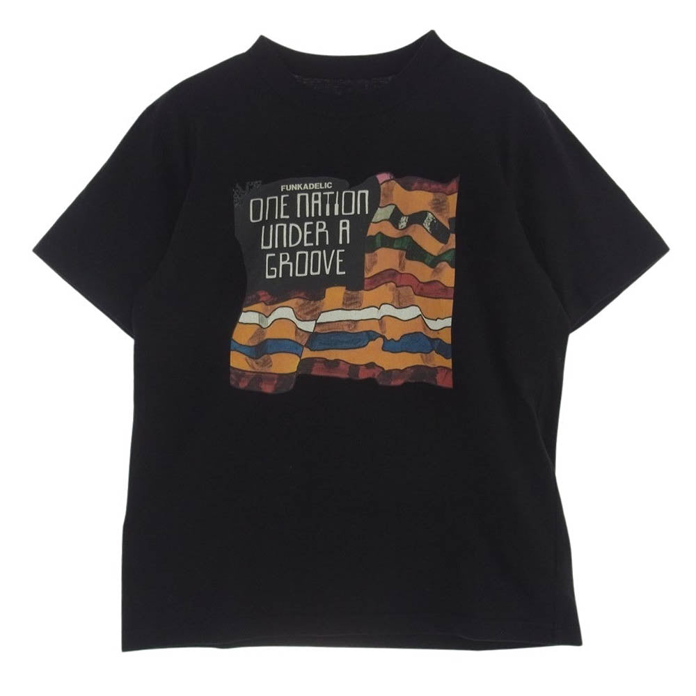 Sacai サカイ 20SS 20-0104S FUNKADELIC ファンカデリック クルーネック フロントプリント 半袖 Tシャツ ブラック系  2【中古】