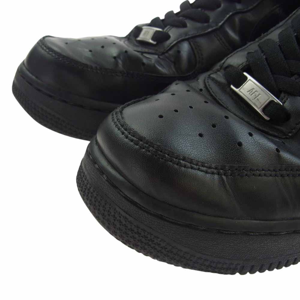 NIKE ナイキ CW2288-001 AIR FORCE 1 エアフォース ワン '07 ローカット スニーカー ブラック系 29cm【中古】