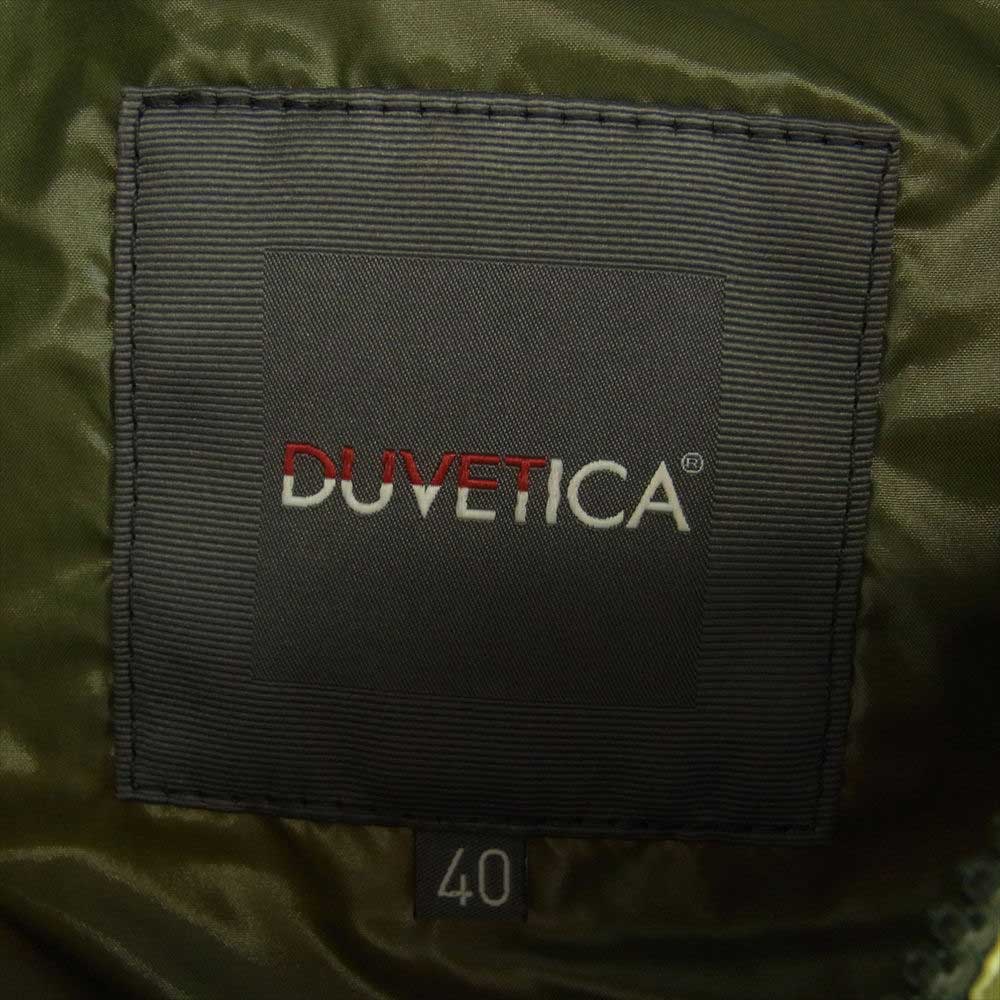 DUVETICA デュベティカ 国内正規品 FEBE フード付き ダウン ベスト イエロー系 40【中古】
