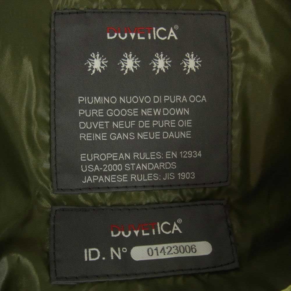 DUVETICA デュベティカ 国内正規品 FEBE フード付き ダウン ベスト イエロー系 40【中古】