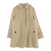 BURBERRY LONDON バーバリー ロンドン B1A13-115-40 ボンディングリネン バックフレア 比翼 シングル トレンチコート ベージュ系 38【中古】