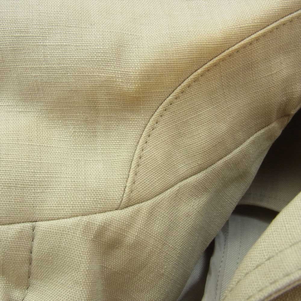 BURBERRY LONDON バーバリー ロンドン B1A13-115-40 ボンディングリネン バックフレア 比翼 シングル トレンチコート ベージュ系 38【中古】