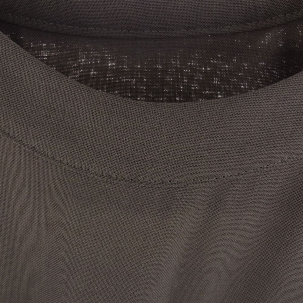 Carhartt カーハート 24SS 24-07188 × SACAI サカイ Suiting Bonding Dress ボンディング ドレス 半袖 ワンピース チャコールグレー系 2【中古】
