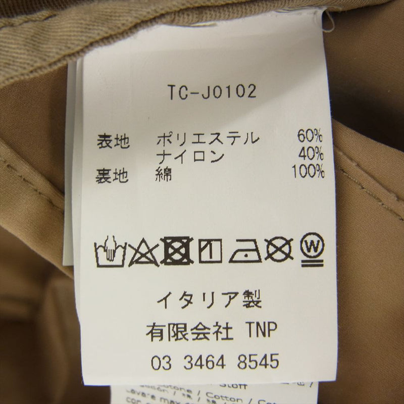 テンシー 23261 国内正規品 イタリア製 TC-JJ1020 ANORAK B7／7 アノラック フーディ ジャケット ベージュ系 44【中古】