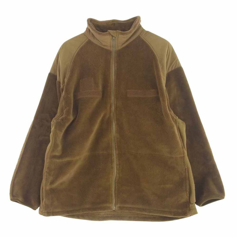 米軍 8415-01-580-1362 ECWCS GEN III L3 Tan Fleece Jacket エクワックス フリース ジャケット ブラウン系 XL【中古】