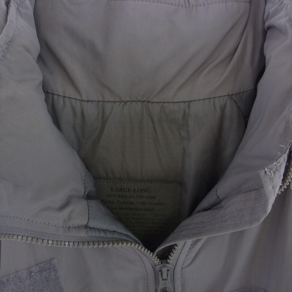 米軍 8415-01-538-6308 WILDTHINGS社製 ECWCS GEN3 LEVEL7 EXTREME COLD WEATHER PARKA エクワックス レベル7 ミリタリー 中綿 ジャケット LARGE-LONG【中古】