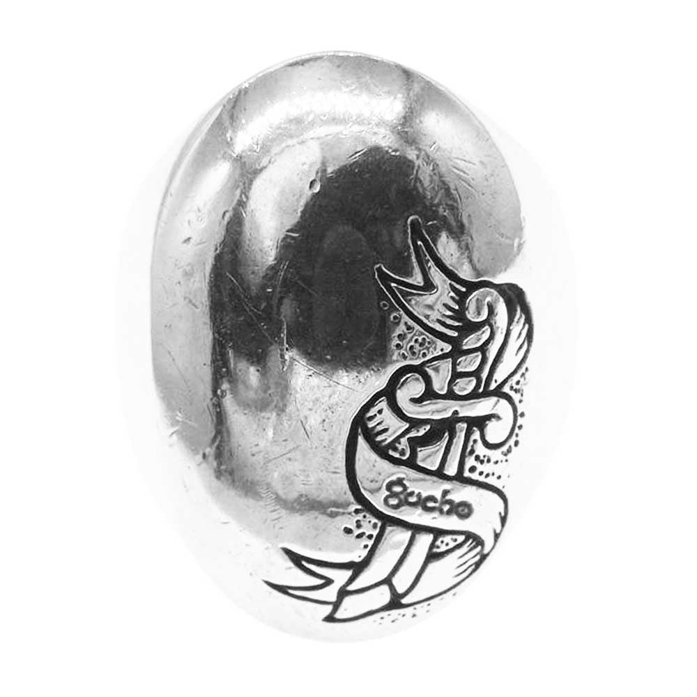 Gucho ガッチョ gcr013dagger 缶付属 SCRIBE RING ｗ/DAGGER スクライブ リング ダガー シルバー系 15.5号【中古】