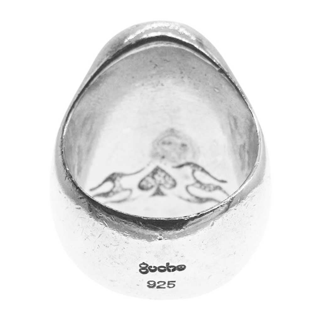 Gucho ガッチョ gcr013dagger 缶付属 SCRIBE RING ｗ/DAGGER スクライブ リング ダガー シルバー系 15.5号【中古】