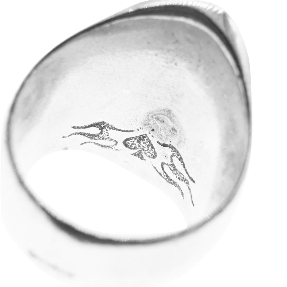 Gucho ガッチョ gcr013dagger 缶付属 SCRIBE RING ｗ/DAGGER スクライブ リング ダガー シルバー系 15.5号【中古】