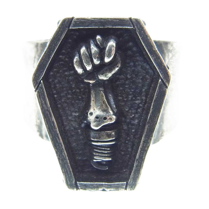 Gucho ガッチョ gcr014 ギャランティカード付属 COFFIN RING コフィン リング シルバー系 16.5号【中古】