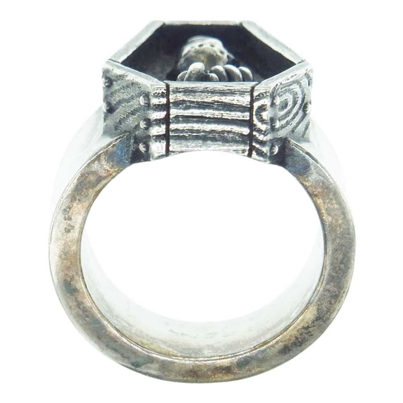 Gucho ガッチョ gcr014 ギャランティカード付属 COFFIN RING コフィン リング シルバー系 16.5号【中古】