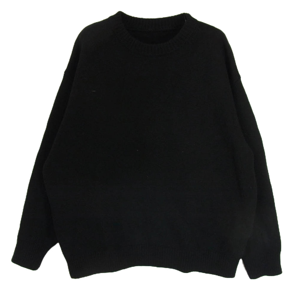 ラウンジレイ ウール カシミヤ カシミア クルーネック 長袖 ニット セーター ブラック系 サイズ表記無【中古】