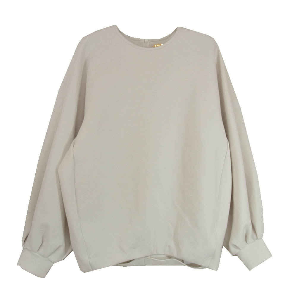 ミューズ ドゥーズィエム クラス AY24 ダンボールニット カットソー 長袖 Tシャツ トップス オフホワイト系 サイズ表記無【中古】