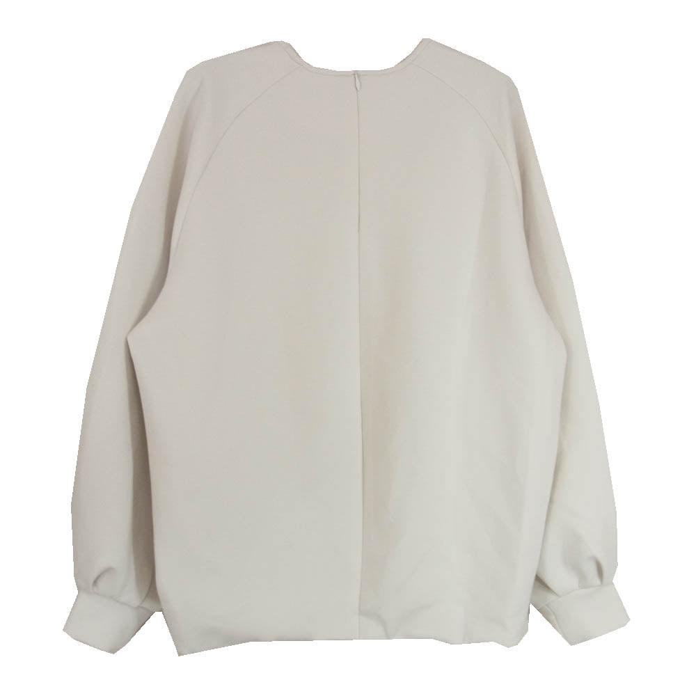 ミューズ ドゥーズィエム クラス AY24 ダンボールニット カットソー 長袖 Tシャツ トップス オフホワイト系 サイズ表記無【中古】