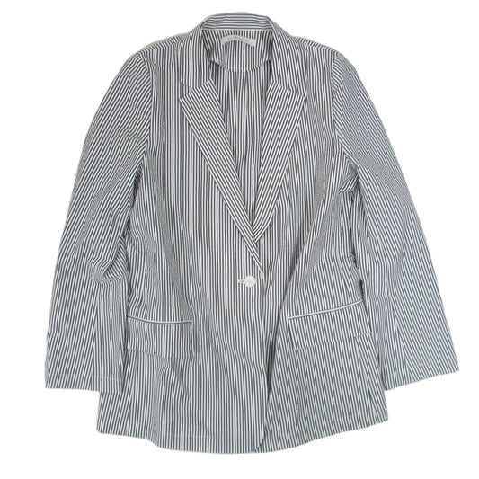 コルピエロ 1431-1 SHORT MA-1 シルク混 コットン ストライプ ジャケット ネイビー系 36【中古】