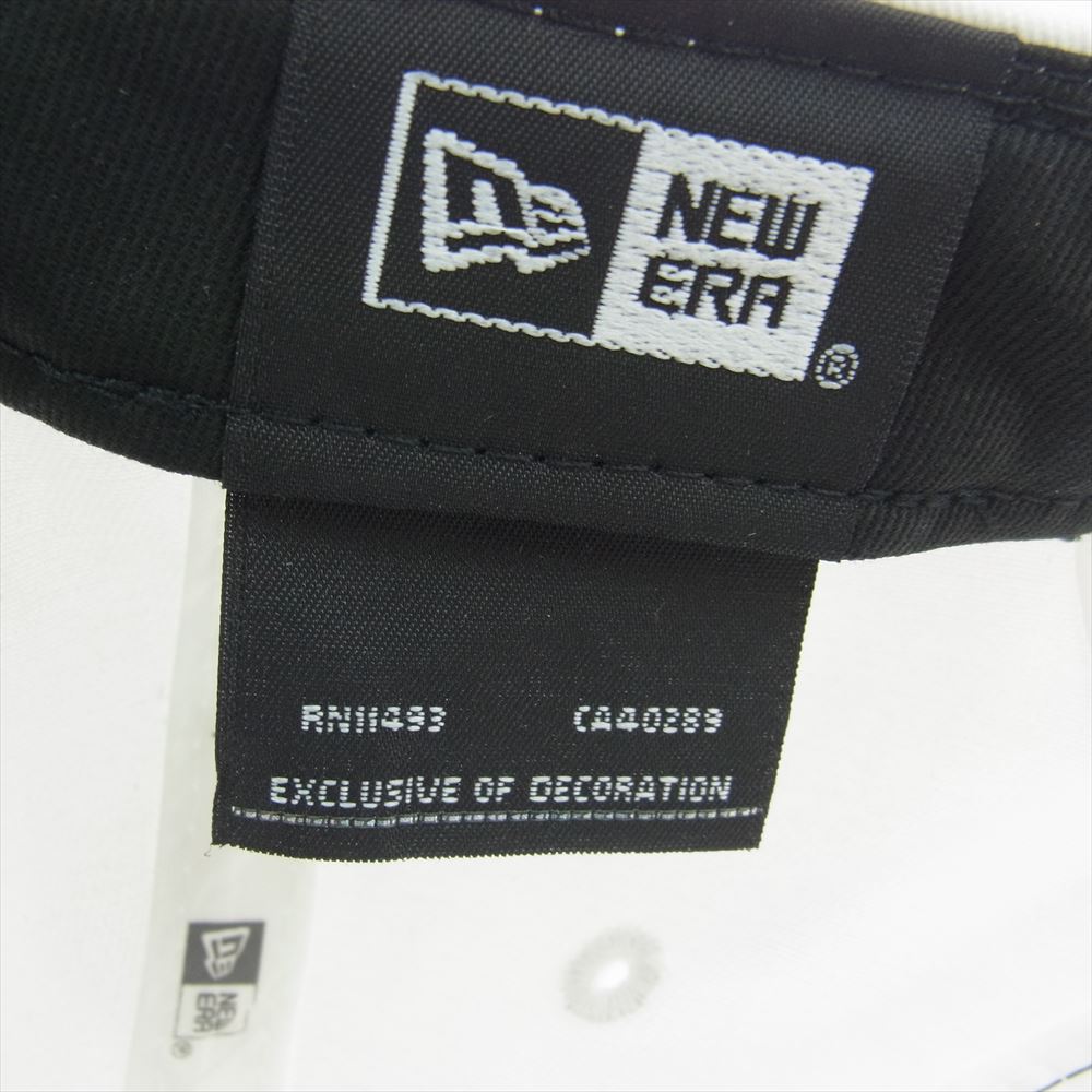 ケボズ EXCLUSIVE NEWERA 9FIFTY STRAPBACK LA ニューエラ 別注 6パネル キャップ ホワイト系【極上美品】【中古】