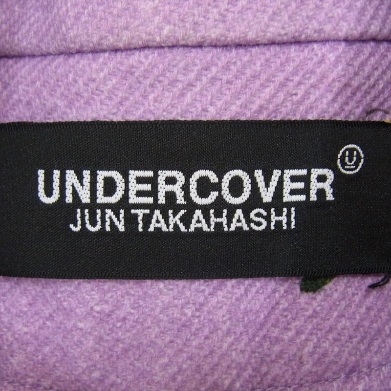 UNDERCOVER アンダーカバー 18AW UCV4311 2001年宇宙の旅 A SPACE ODYSEEY スペース オデッセイ グラフィック コート 総柄 ガウン パープル系 3【中古】