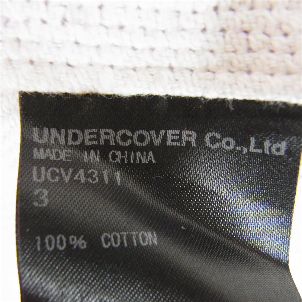 UNDERCOVER アンダーカバー 18AW UCV4311 2001年宇宙の旅 A SPACE ODYSEEY スペース オデッセイ グラフィック コート 総柄 ガウン パープル系 3【中古】