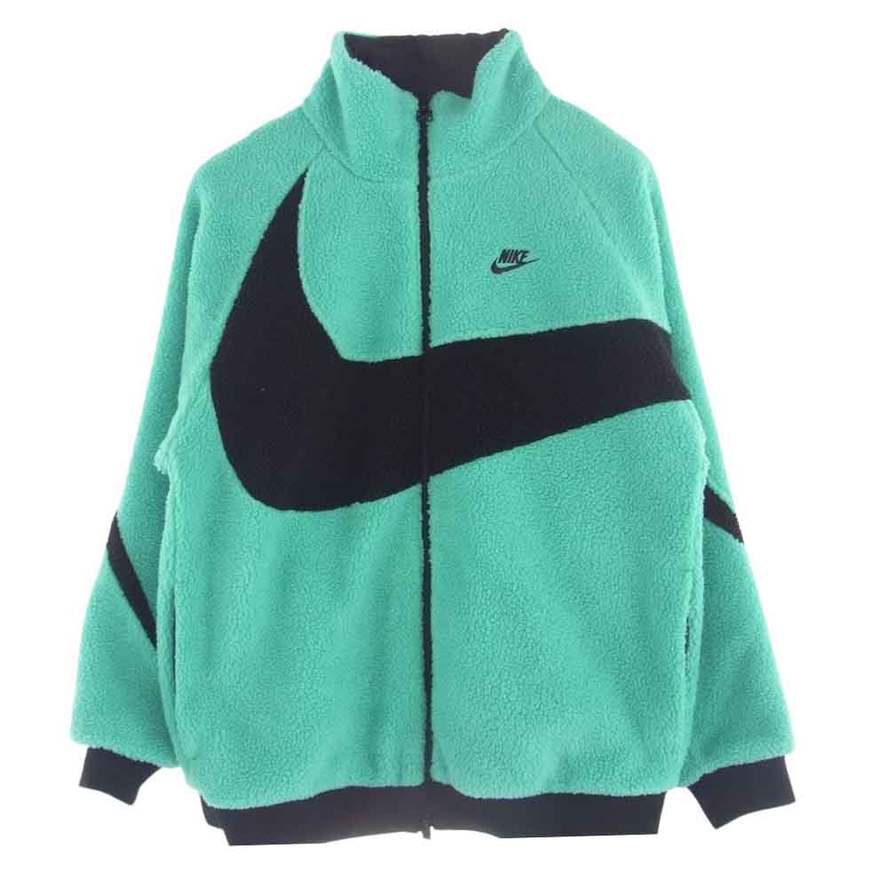 NIKE ナイキ BQ6546-301 BIG SWOOSH BOA JACKET ボア フリース ジャケット グリーン系 エメラルドグリーン系 XL【中古】