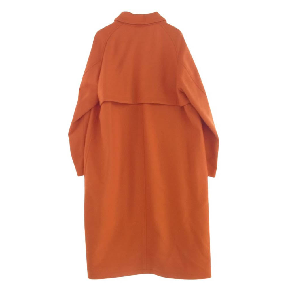 MAISON SPECIAL メゾンスペシャル 21aw 11212161202 カシミヤ混 プライムオーバー ステンカラーコート オレンジ系 02【極上美品】【中古】