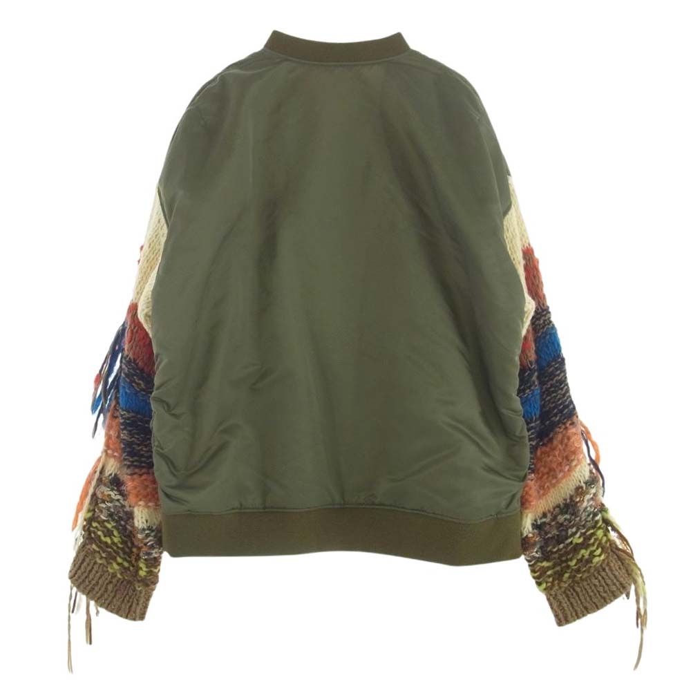DISCOVERED ディスカバード 17aw DC-SP17-BL-01 × MEZLAD PSYZYE メスラドサイジ MA-1 ドッキング ブルゾン F【中古】