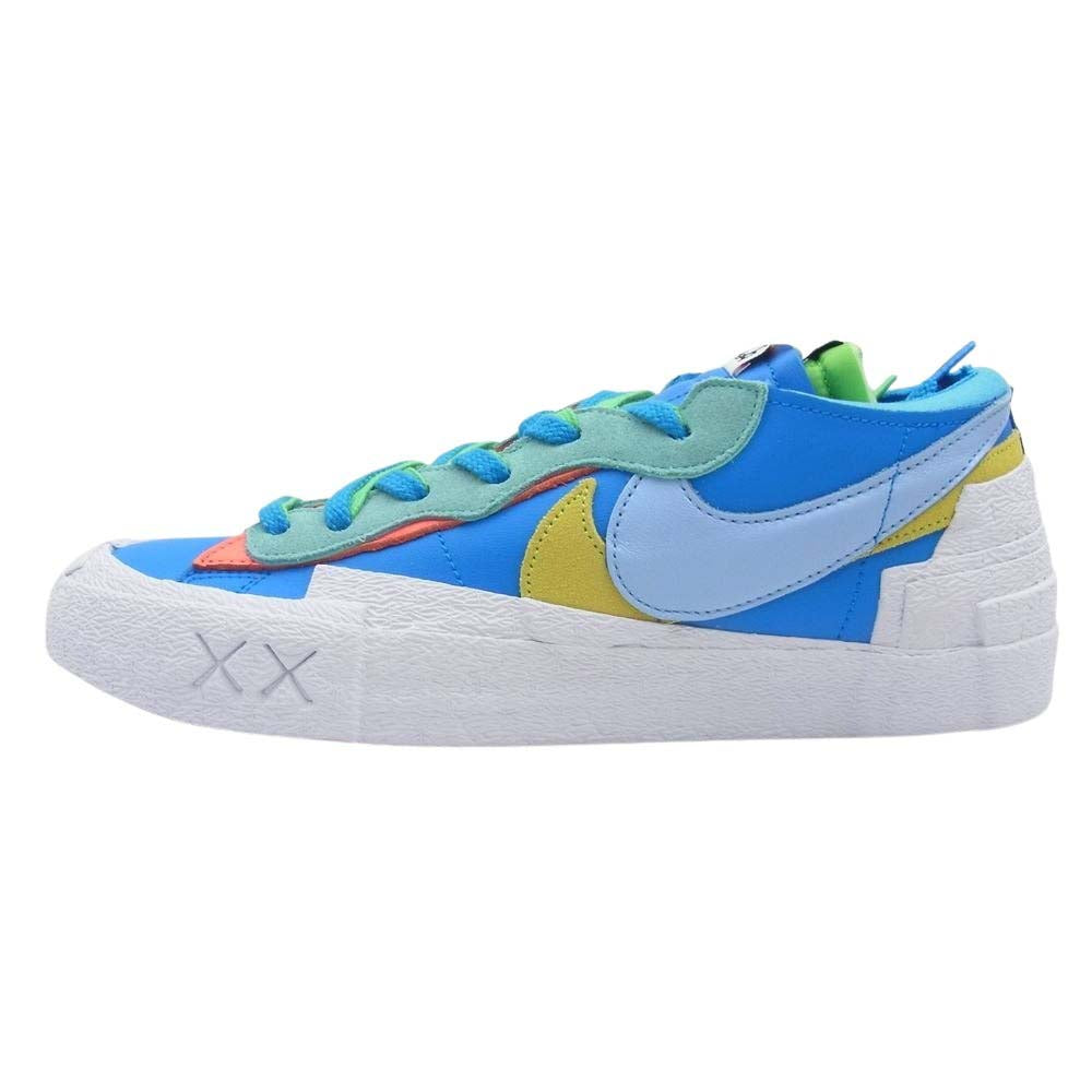 NIKE ナイキ DM7901-400 × sacai × KAWS BLAZER LOW TEAM RED サカイ ブレーザー ローカット スニーカー ブルー系 28.5cm【新古品】【未使用】【中古】