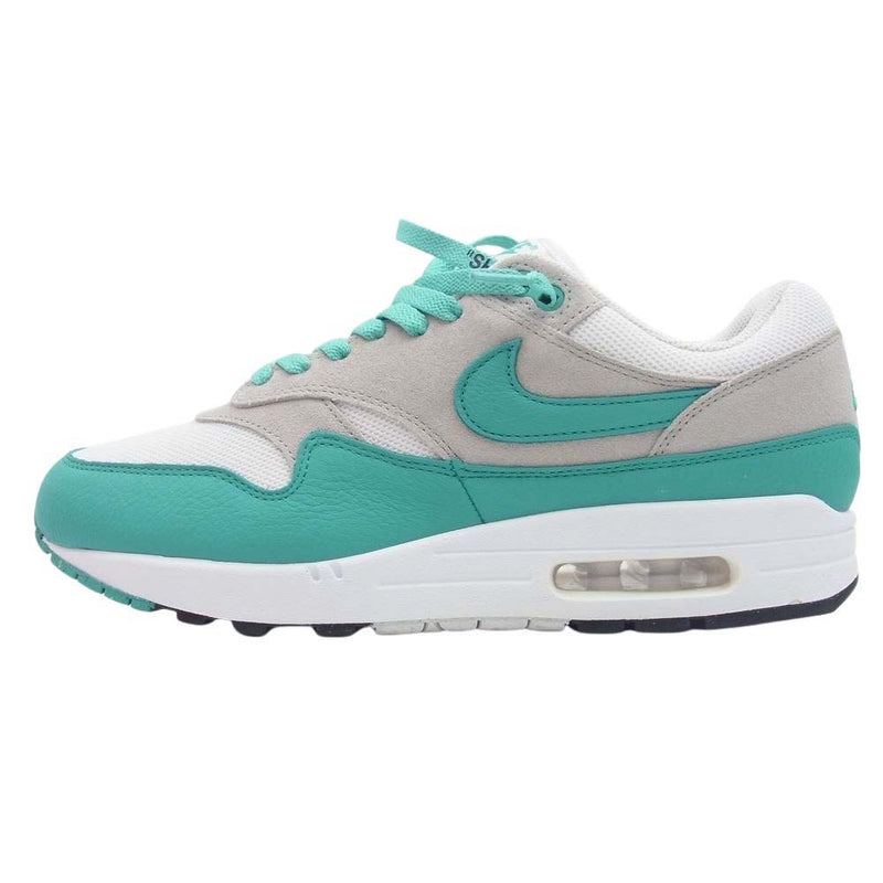 NIKE ナイキ DZ4549-001 Air Max 1 Clear Jade エアマックス クリア ジェイド ローカット スニーカー ホワイト系 ライトブルー系 28.5cm【中古】