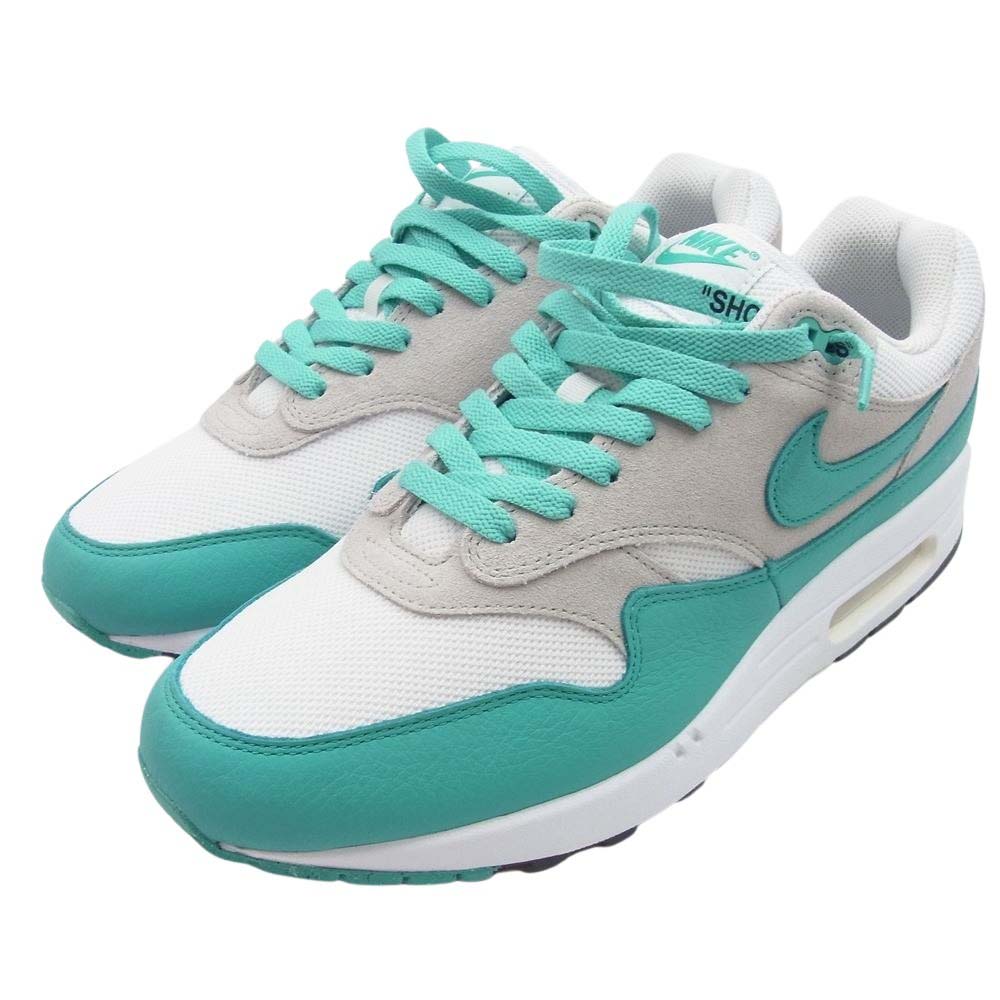 NIKE ナイキ DZ4549-001 Air Max 1 Clear Jade エアマックス クリア ジェイド ローカット スニーカー ホワイト系 ライトブルー系 28.5cm【中古】