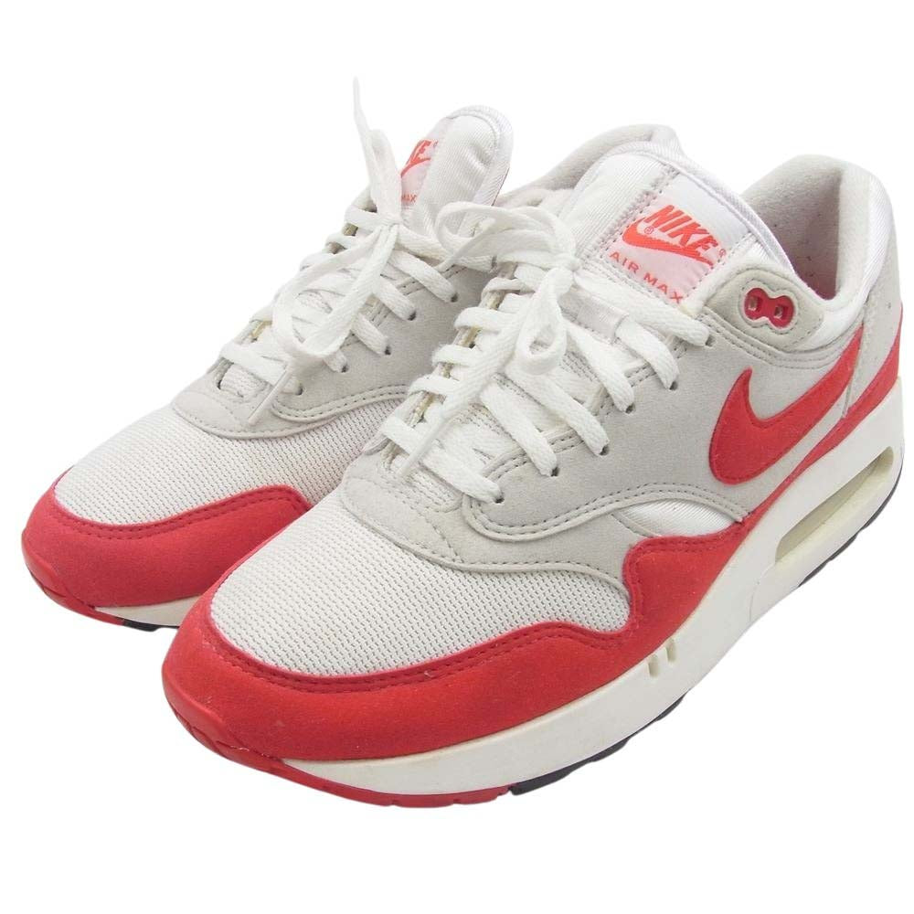 NIKE ナイキ DQ3989-100 AIR MAX 1 86 OG BIG BUBBLE RED エアマックス1 86 オリジナル ローカット スニーカー ホワイト系 レッド系 28.5cm【中古】