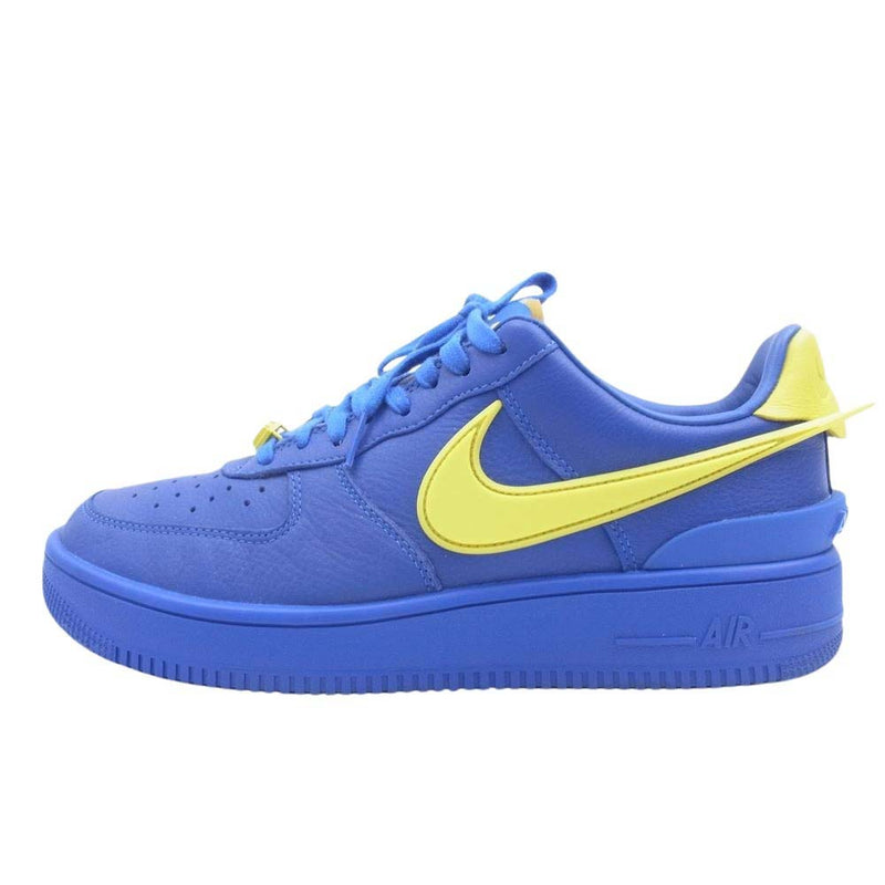 NIKE ナイキ DV3464-400 × AMBUSH Air Force 1 Low Game Royal and Vivid Sulfur アンブッシュ エアフォース1 ロー ゲーム ロイヤル アンド ヴィヴィッドサルファー スニーカー ブルー系 イエロー系 28.5cm【中古】