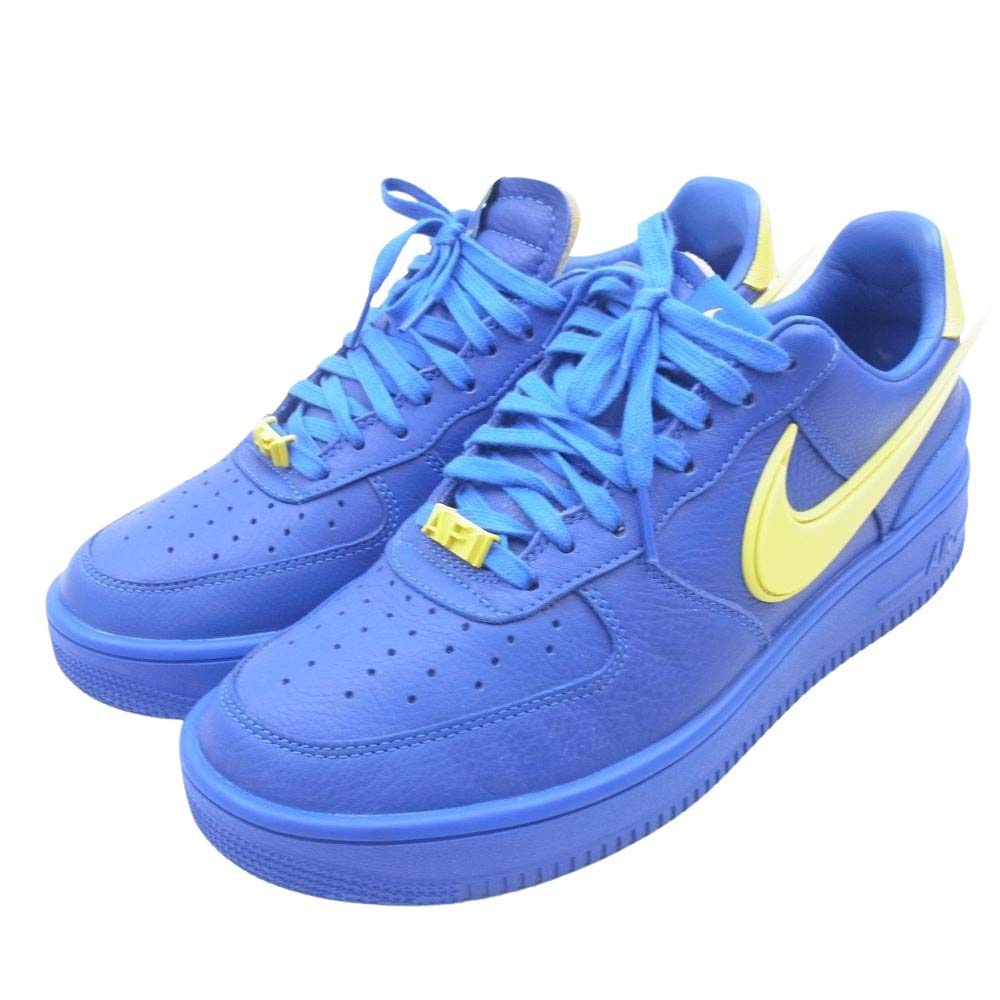 NIKE ナイキ DV3464-400 × AMBUSH Air Force 1 Low Game Royal and Vivid Sulfur アンブッシュ エアフォース1 ロー ゲーム ロイヤル アンド ヴィヴィッドサルファー スニーカー ブルー系 イエロー系 28.5cm【中古】