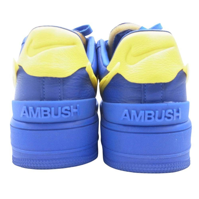 NIKE ナイキ DV3464-400 × AMBUSH Air Force 1 Low Game Royal and Vivid Sulfur アンブッシュ エアフォース1 ロー ゲーム ロイヤル アンド ヴィヴィッドサルファー スニーカー ブルー系 イエロー系 28.5cm【中古】