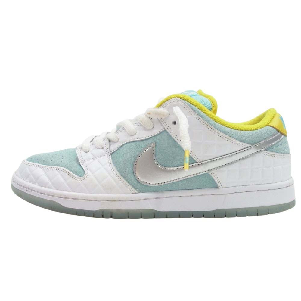 NIKE ナイキ DH7687-400 SB エスビー× FTC DUNK LOW PRO QS Lagoon Pulse  エスビー ダンクロー ラグーンパルス ローカット スニーカー 銭湯 ホワイト系 ライトブルー系 28.5cm【中古】