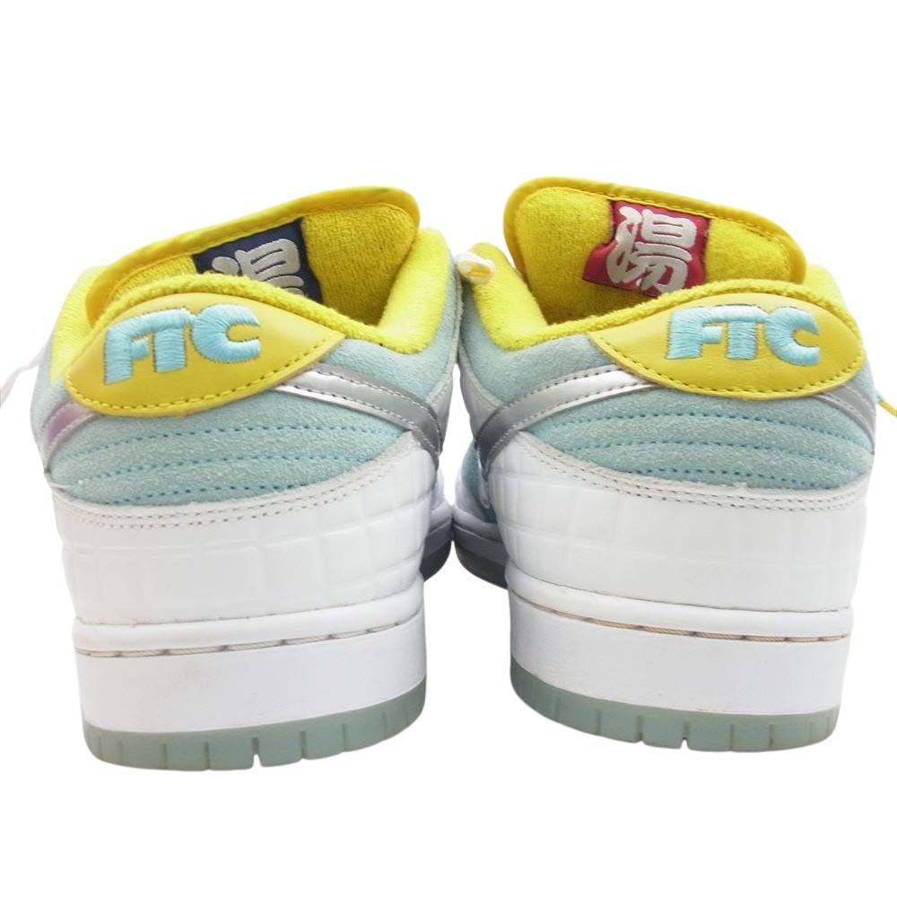 NIKE ナイキ DH7687-400 SB エスビー× FTC DUNK LOW PRO QS Lagoon Pulse  エスビー ダンクロー ラグーンパルス ローカット スニーカー 銭湯 ホワイト系 ライトブルー系 28.5cm【中古】