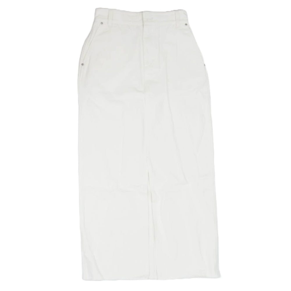 アンクレイヴ スリット ロング スカート ホワイト系 0 【中古】