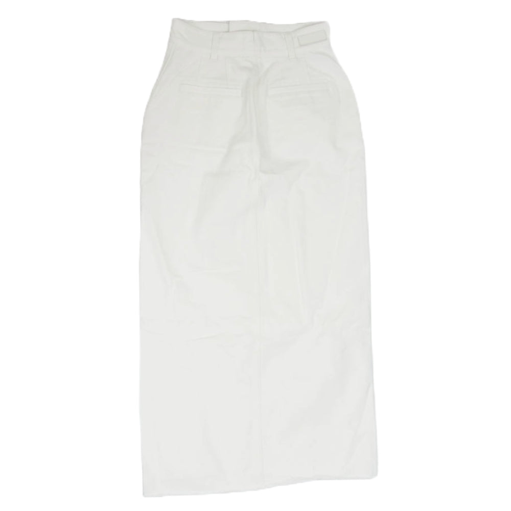 アンクレイヴ スリット ロング スカート ホワイト系 0 【中古】