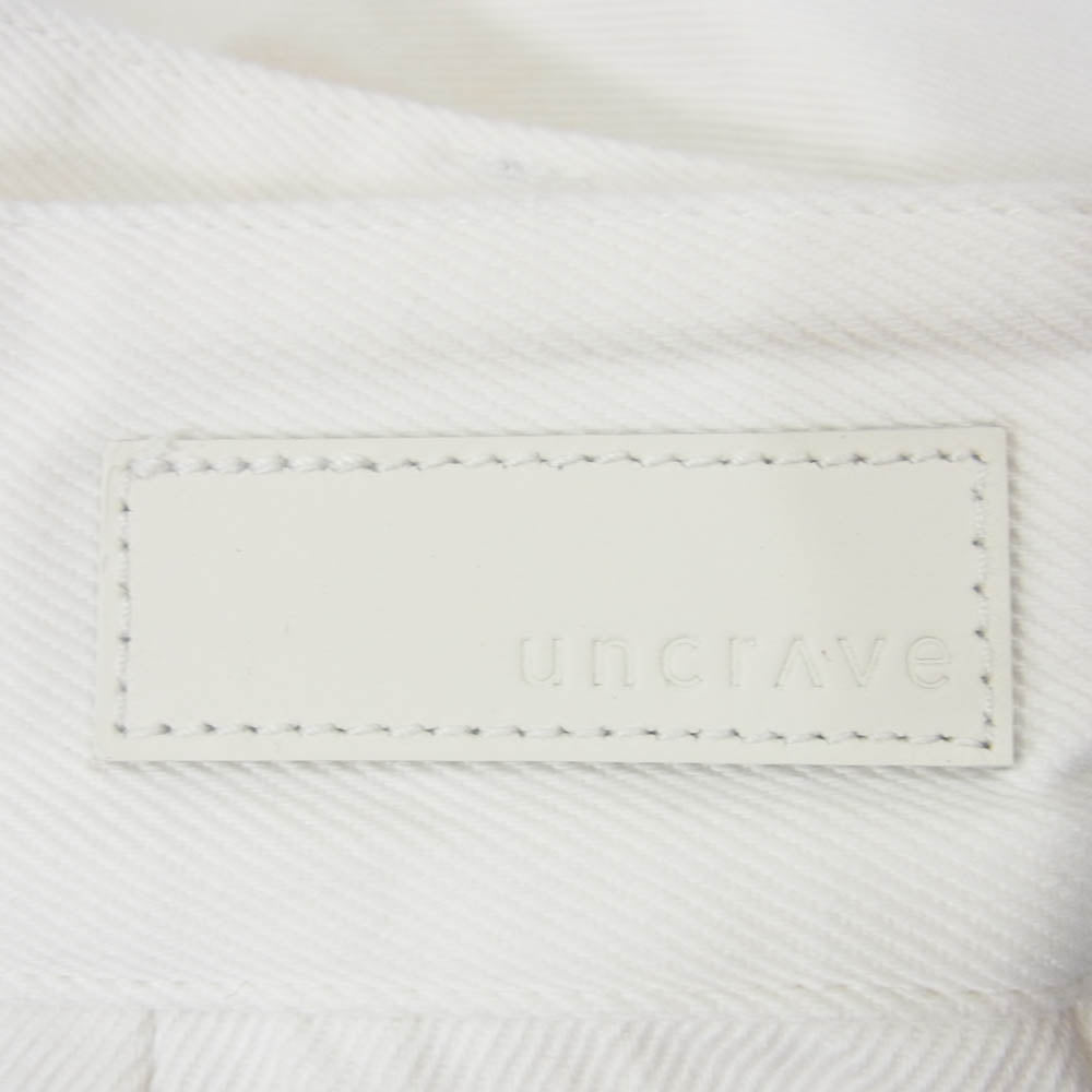 アンクレイヴ スリット ロング スカート ホワイト系 0 【中古】