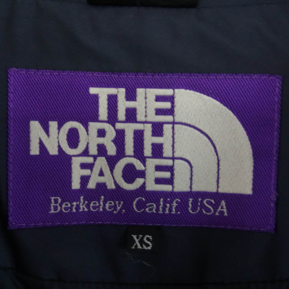 THE NORTH FACE ノースフェイス NY2893N PURPLE LABEL パープルレーベル ステンカラー コート ネイビー系 XS【中古】