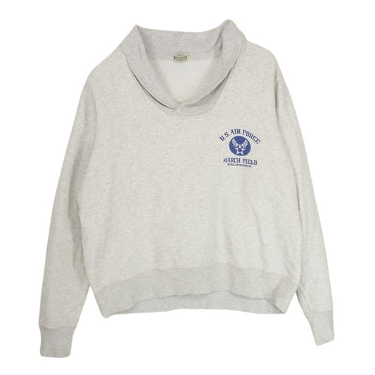 Buzz Rickson's バズリクソンズ U.S. AIR FORCE プリント スウェット グレー系 L【中古】