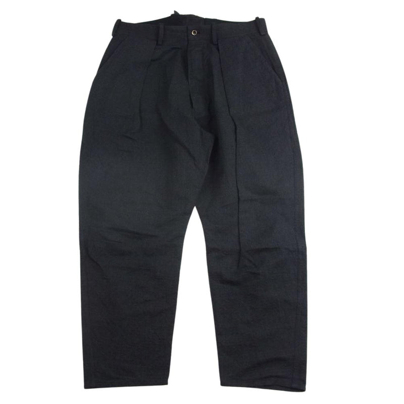 アラキユウ TTP04 TTKOCL Cropped Pants クロップドパンツ コットンリネン グレー系 1【中古】