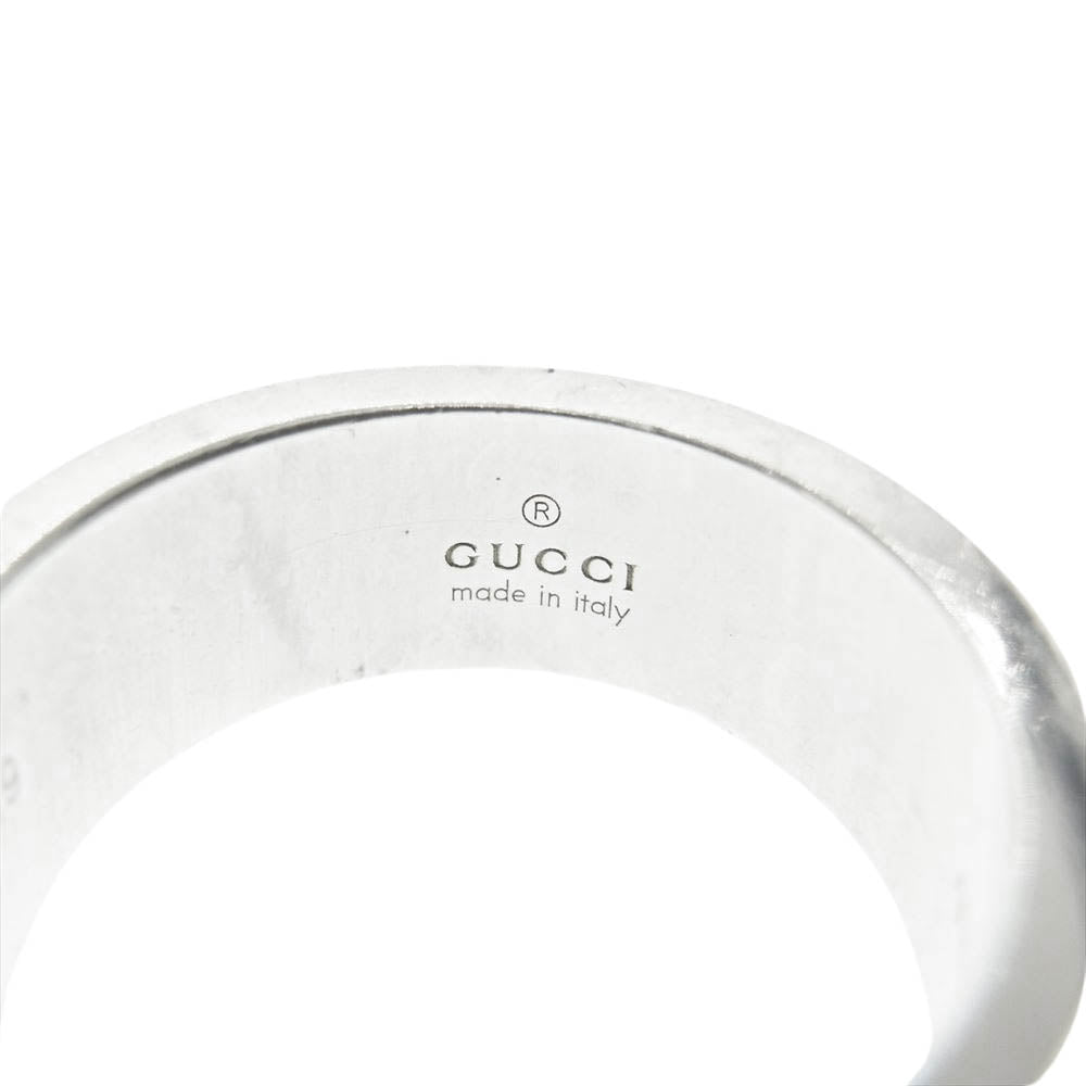 GUCCI グッチ Gリング 指輪 シルバー系 18号【中古】