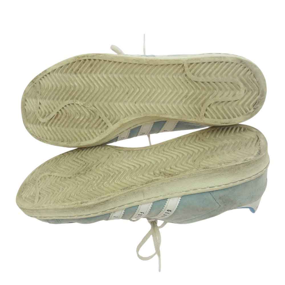 adidas アディダス FY0731 × HUMAN MADE ヒューマン メイド CAMPUS BLUE キャンパス ブルー スニーカー ライトブルー系 27.5cm【中古】