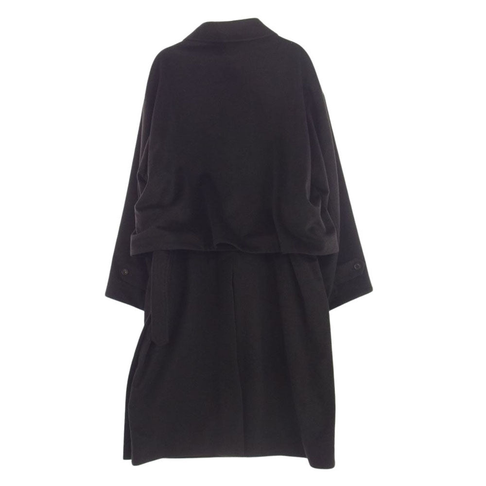YOKE ヨーク YK20AW0134C CASHMERE 3WAY BAL COLLAR SHARE COAT カシミヤ デタッチャブル バルカラー シェア ロング コート ダークグレー系 3【中古】