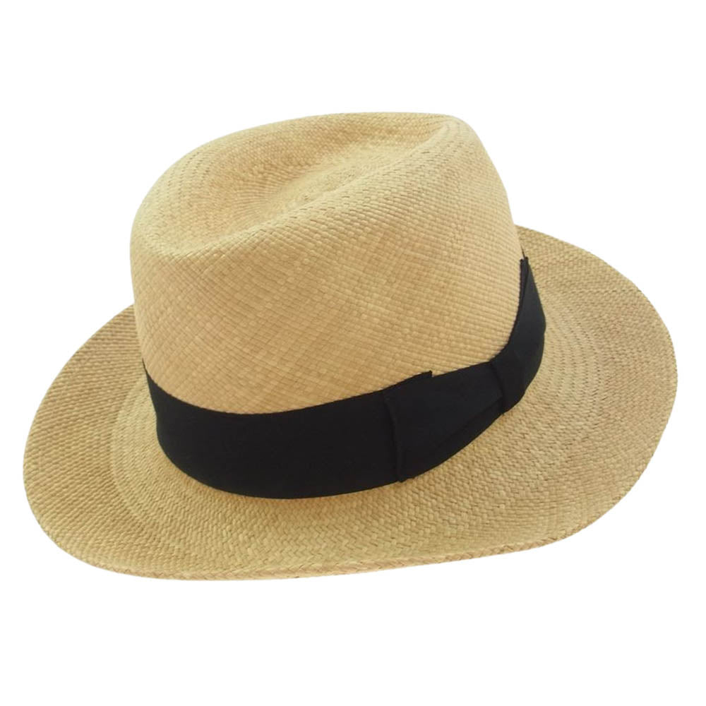 WACKO MARIA ワコマリア × 東京HAT ROCKERS 東京ハットロッカーズ パナマハット ベージュ ベージュ系 S 57【中古】