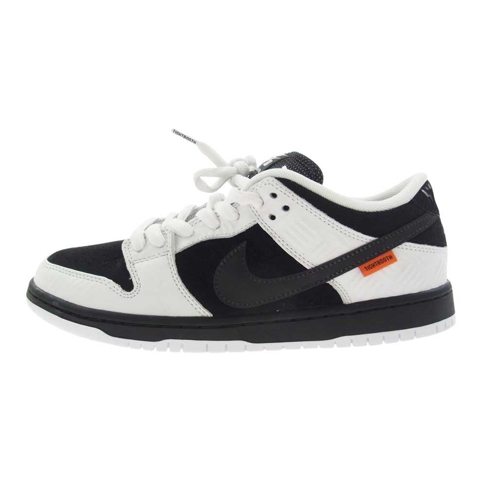 NIKE ナイキ FD2629-100 TIGHTBOOTH SB Dunk Low Pro QS タイトブース ダンク ロー プロ QS スニーカー ブラック系 ホワイト系 26.5cm【美品】【中古】