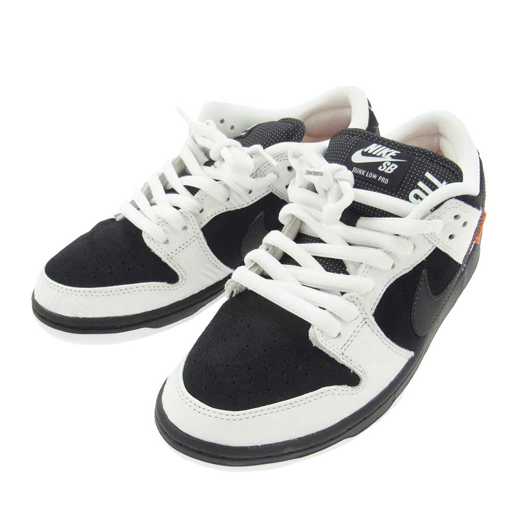 NIKE ナイキ FD2629-100 TIGHTBOOTH SB Dunk Low Pro QS タイトブース ダンク ロー プロ QS スニーカー ブラック系 ホワイト系 26.5cm【美品】【中古】